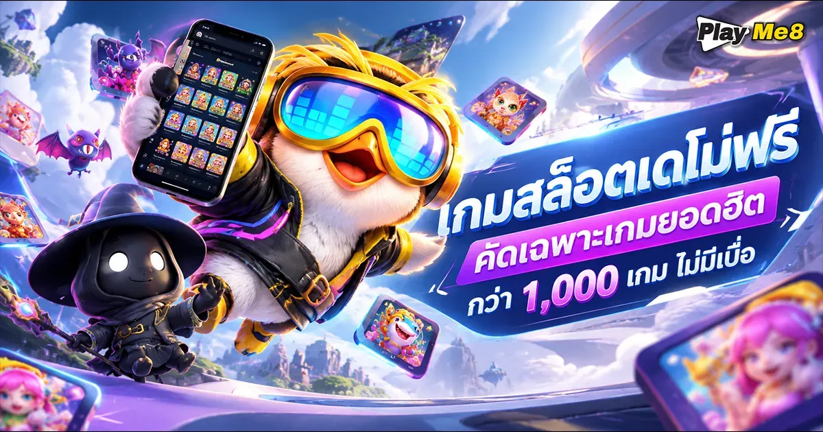 เกมสล็อตเดโม่ฟรี คัดเฉพาะเกมยอดฮิตกว่า 1,000 เกม ไม่มีเบื่อ